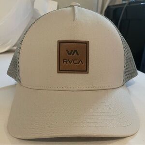 RVCA Gray and Brown Hat. Never worn.